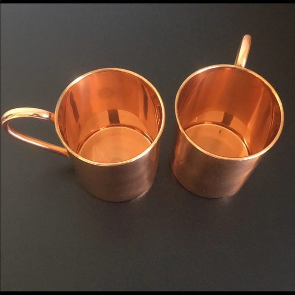 * Pair of Moscow Mule 100% Copper Mugs - Picture 2 of 3